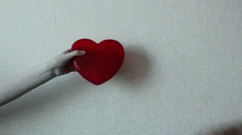 Please Take my Heart #2 - Valentine's Day Stock Footage 46387758