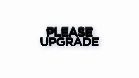 Please upgrade text word animation with vertically rotating motion screen video Stock Footage 313548438