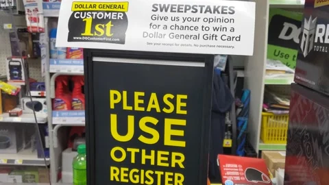 Please Use Other Register - Dollar Gener... | Stock Video | Pond5