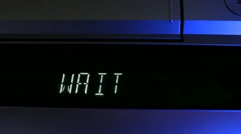 Please wait display Stock Footage 12095440