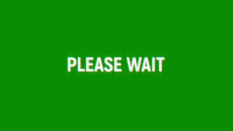 Please wait glitch Graphic vintage twitched text effect 4k video animation Vídeos de archivo 312975821