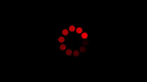 Please wait loading intermission animated. Icon symbol starting soon. Spinn.. Stockbeeldmateriaal 337466792