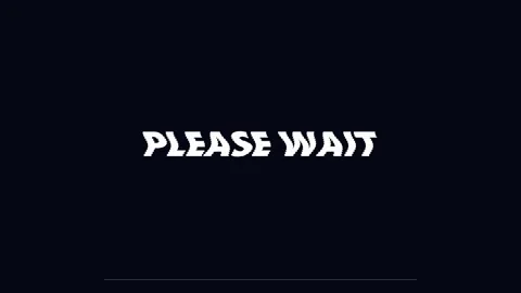 Please Wait Text animated motion graphic for website loading and system Stock Footage 346332748