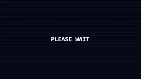 Please Wait Text animation for digital loading screens and progress status Stock Footage 346332756