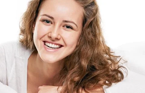 Pleasure in the bed Foto stock