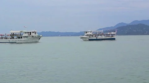 Pleasure Boat 2 Stock Footage 53109340
