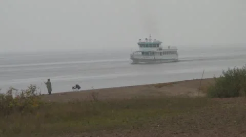 Pleasure boat Vídeo Stock 12365060