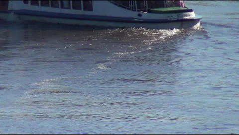 Pleasure boat Stock Footage