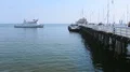 Pleasure boat returning tourists from open sea voyage, summer vacation, travel HD Footage