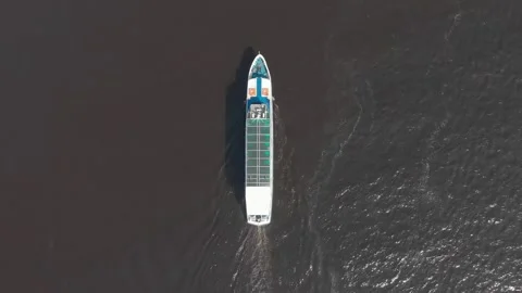 Pleasure Boat Sails Stock Footage 156647295