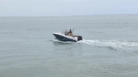 Pleasure boat video Stock Footage 309278366