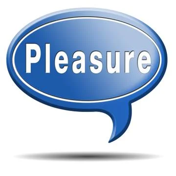 Pleasure Illustrazione stock