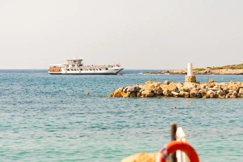 The pleasure ship Stock Photos
