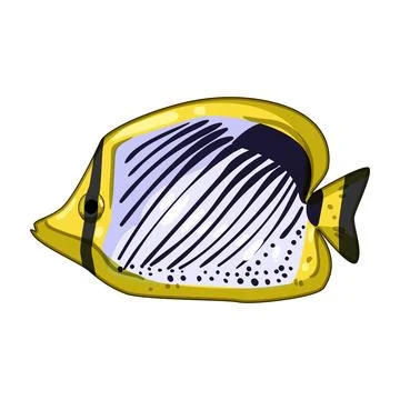 Pleco exotic fish cartoon vector illustration Stock Illustration