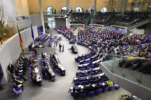  Plenary session to the EU summit eastern partnership Plenary session to d... Fotos Stock