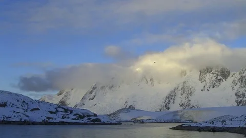 Pleneau Antarctica Time Lapse Stock Footage 76770847