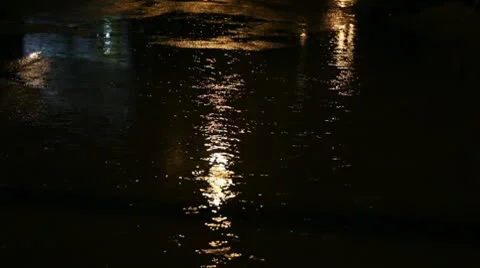 Plentiful night rain Stock-Footage 10750362