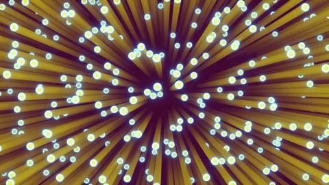 Plenty of yellow rods abstract background Stock Footage 123571258