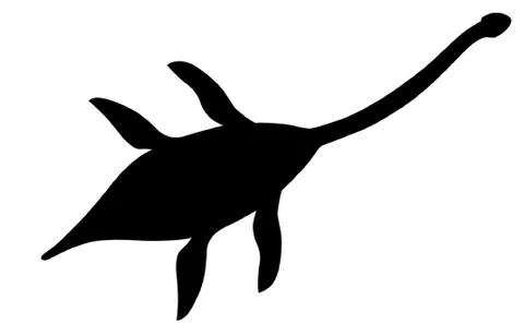 Plesiosaurus Dinosaur Stock Illustration