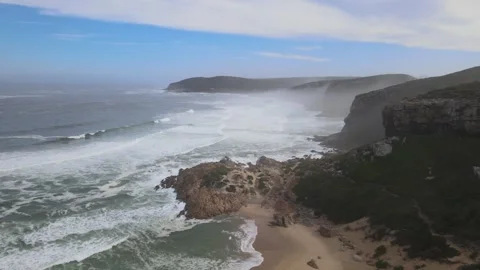 Plettenberg Bay, Indian Ocean, Waves, Sea, Coast Stock Footage 276543060