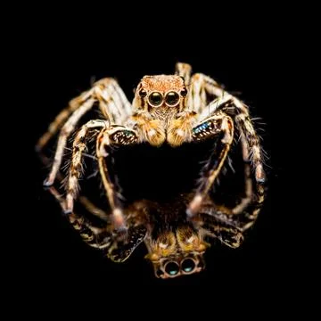 Plexippus petersi spider Stock Photos