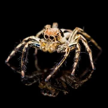 Plexippus petersi spider Stock Photos