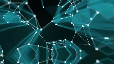 Plexus Abstract animated background Stock Footage 71819882