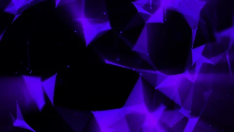 Plexus Abstract Animated Background With Shine Stock Footage 72102857