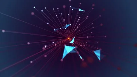 Plexus abstract background for text animation background and wallpaper Stock Illustration