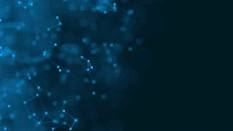 Plexus abstract blue technology backgrou... | Stock Video | Pond5