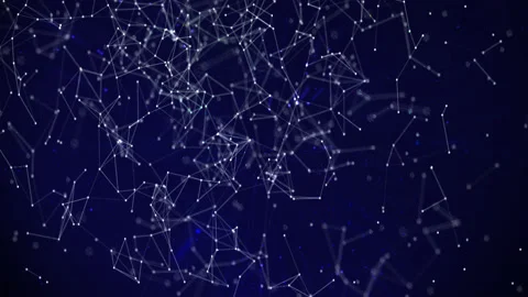 Plexus Of Abstract Stock Footage 132309871