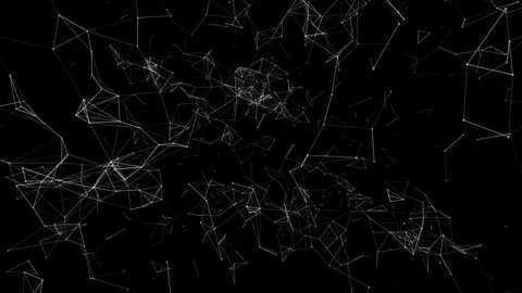 Plexus Abstract Internet Communication Animation Stock Footage 339158293