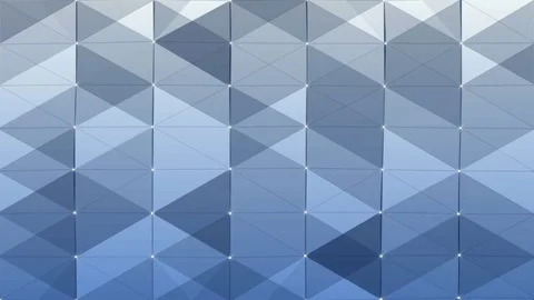 Plexus of abstract lines, triangles and dots. Blue background. Loop animations. Stock Footage 77332449