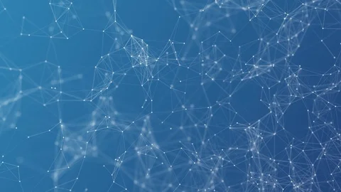 Plexus Of Abstract Lines, Triangles And Dots. Technologies Stock Footage 104648466