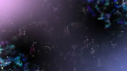 Plexus abstract network business technology science background. Neurons and Stock Footage 114690669