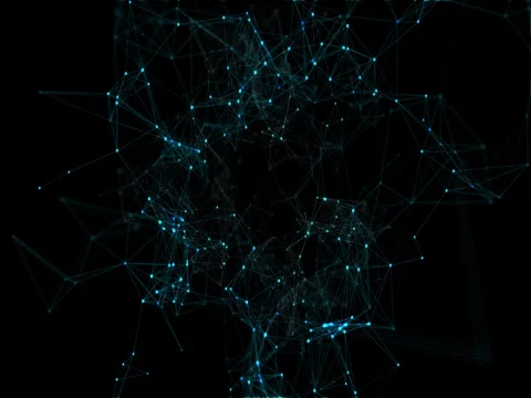 Plexus abstract network Stock Footage 85090094