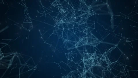Plexus Abstract Network Technology Science Video Background Stock Footage 338159095