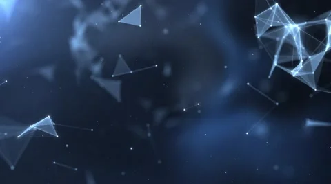 Plexus abstract network titles cinematic background 38 Stock Footage 68036069