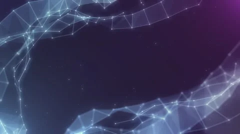 Plexus abstract network titles cinematic background 34 Stock Footage 68036156
