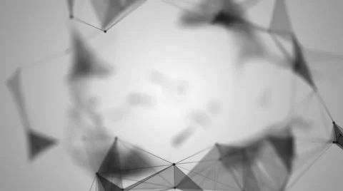 Plexus abstract network titles cinematic background 58 Stock Footage 68037463