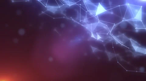 Plexus abstract network titles cinematic background 05 Video stock 68037798