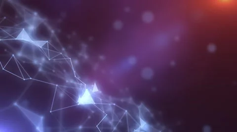 Plexus abstract network titles cinematic background 04 Video stock 68037814