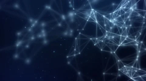 Plexus abstract network titles cinematic background 11 Stock Footage 68038302