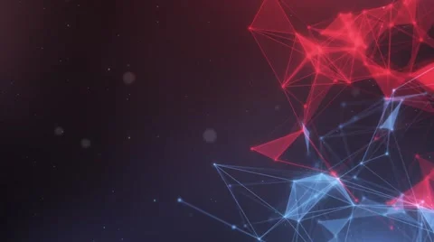 Plexus abstract network titles cinematic background 19 Stock Footage 68039223
