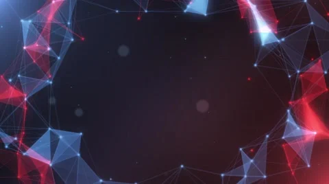 Plexus abstract network titles cinematic background 25 Video stock 68040164