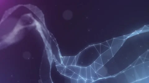 Plexus abstract network titles cinematic background 26 Stock Footage 68040246