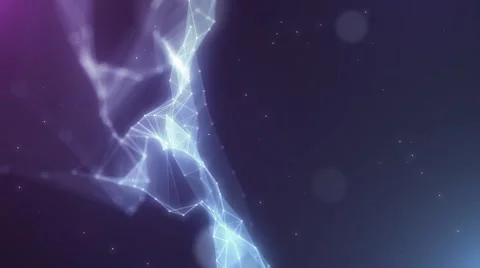 Plexus abstract network titles cinematic background 28 Stock Footage 68040429