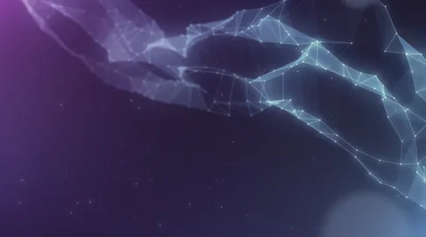 Plexus abstract network titles cinematic background 31 Stock-Footage 68040478