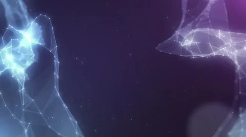 Plexus abstract network titles cinematic background 32 Stock-Footage 68040582