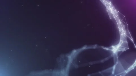 Plexus abstract network titles cinematic background 33 Stock-Footage 68040673